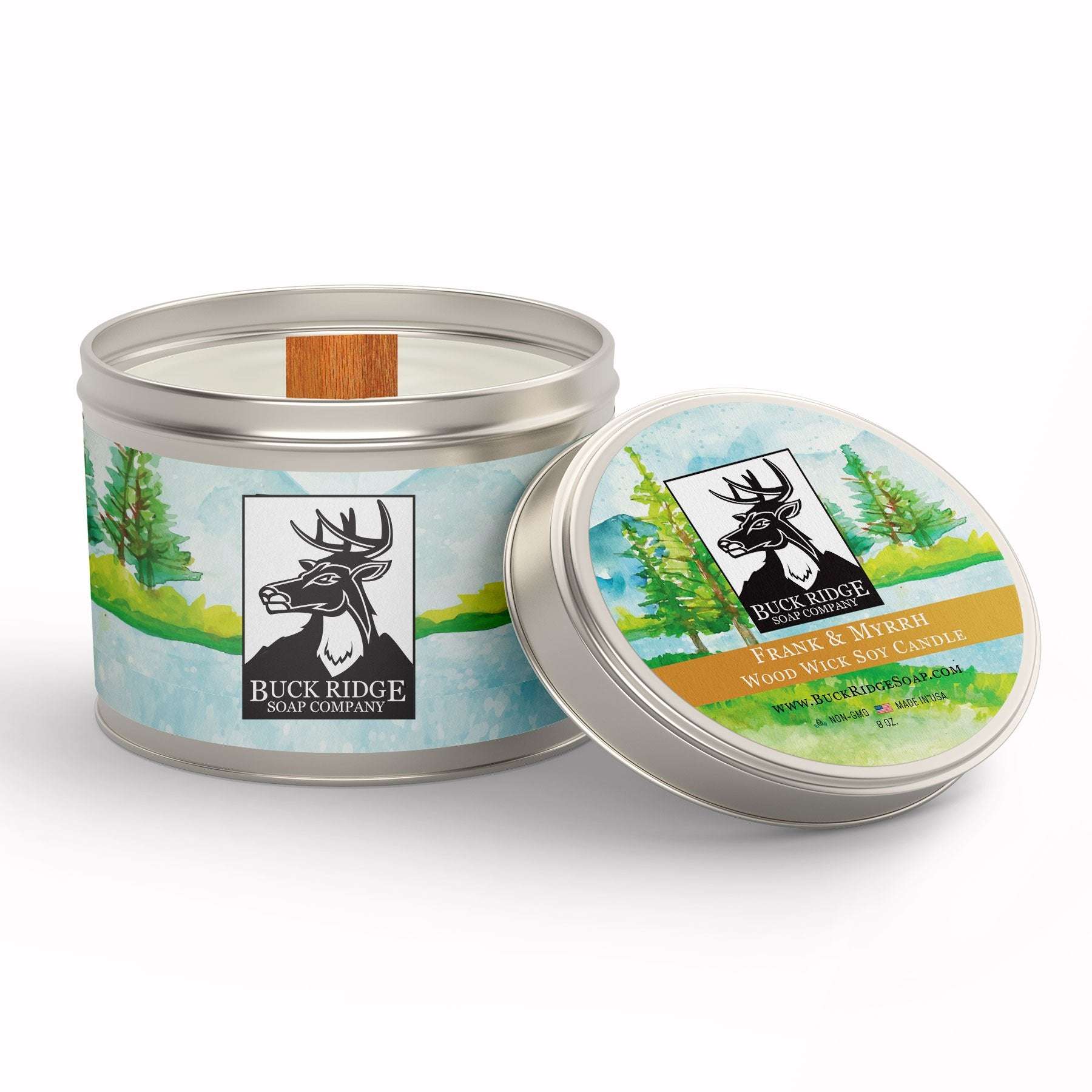 Frank and Myrrh Sustainable Wood Wick Soy Candle