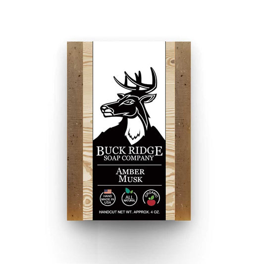 Amber Musk Handmade Soap - Buck Ridge Soap