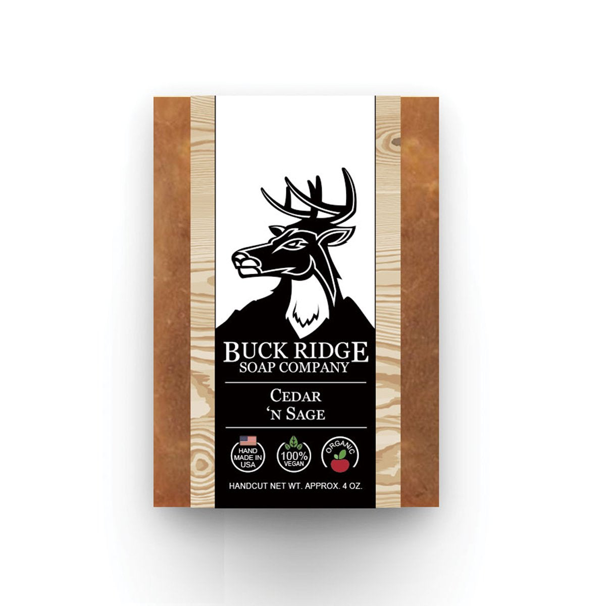 Cedar 'n Sage Men's Handmade Soap - Buck Ridge Soap