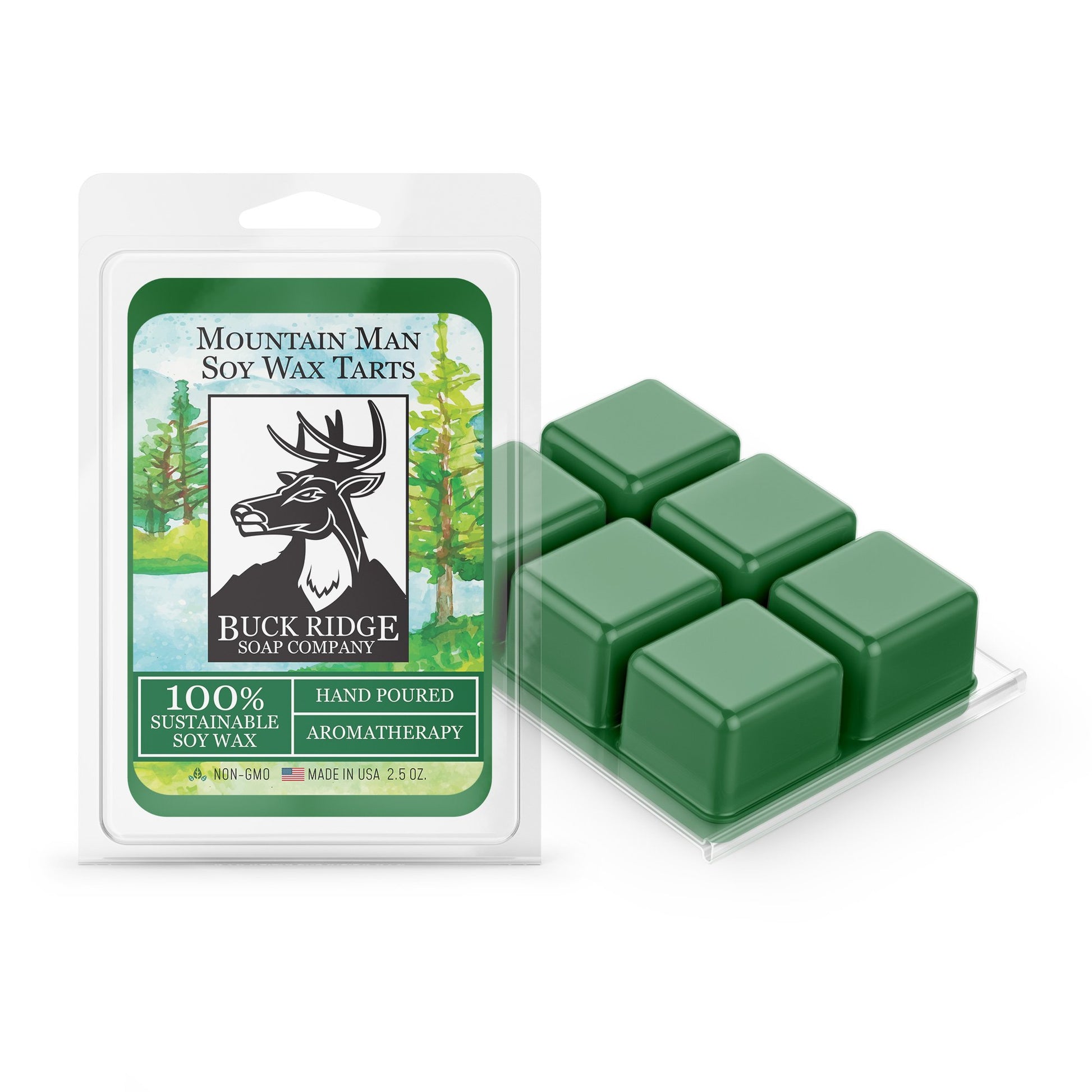 Mountain Man Scented Wax Melts by Buck Ridge Soap Company